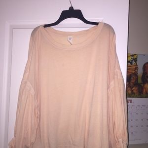 Orange Loose Fitted Top